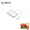 ORICO RCH3A Aluminum HUB with Type-C to HDMI Converter