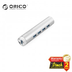 ORICO ARH4-U3 Aluminum 4 Port USB3.0 Hub with Type-A and Type-C Cable