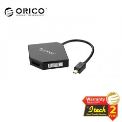 ORICO DMP-HDV3 Mini DisplayPort to HDMI+DVI+VGA Adapter 