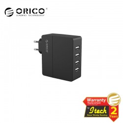ORICO DCA-4U 4 Ports USB 110-200v AC Wall Charger 2x 5V1A + 2x 5V 2A Output