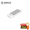 ORICO HPC-8A5U-EU Surge Protector Strip 8-Outlet with 5 USB SuperCharging Ports