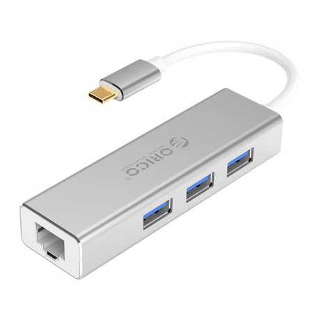 ORICO  XD-C31 USB3.0 Gigabit Ethernet Adapter + USB3.0 HUB