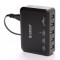 ORICO DCAP-5S 40W 5 Port Family Size Desktop USB Wall Charger Power Charging Station HUB with Power Cord